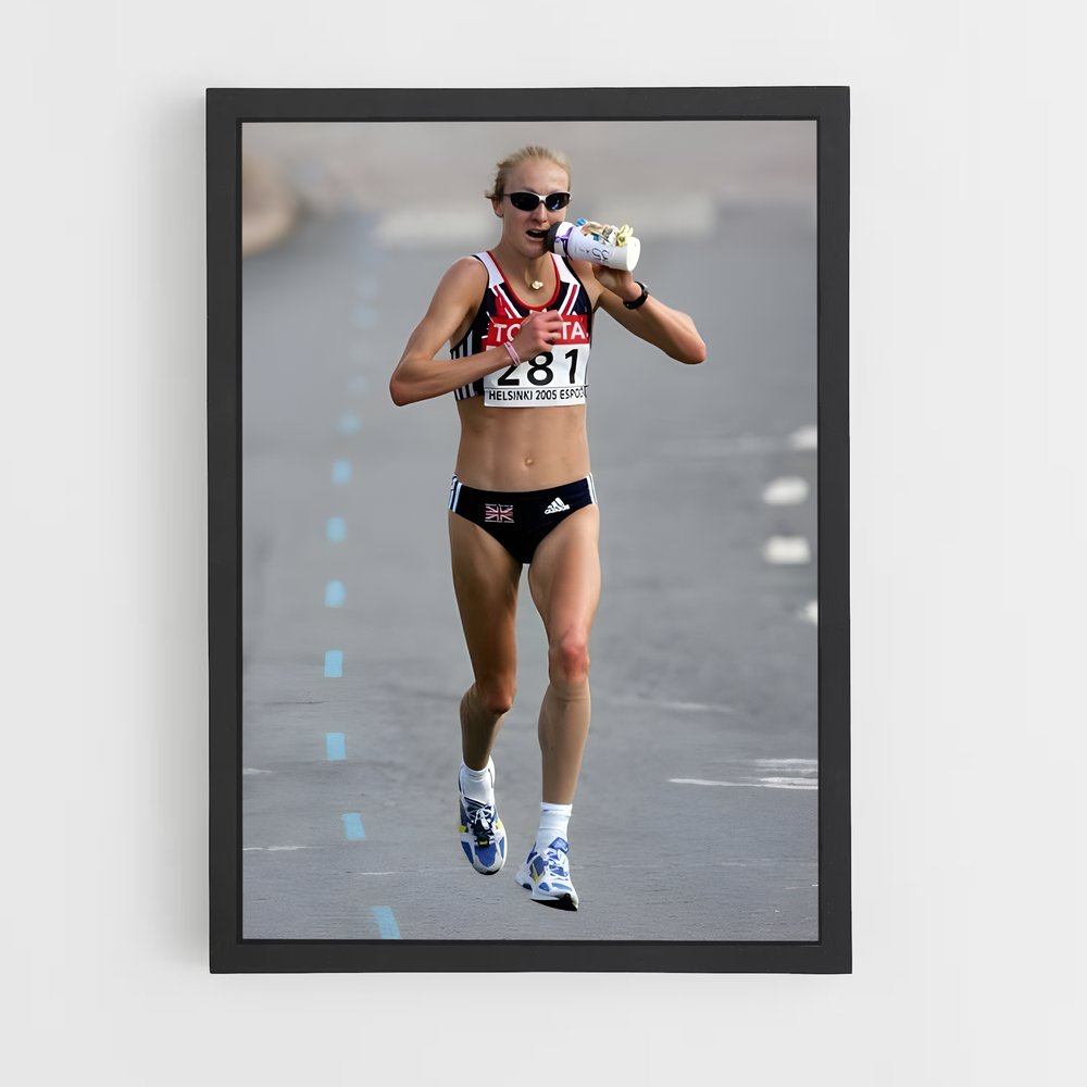 Poster Paula radcliffe – affiche Athlétisme (vue 2)